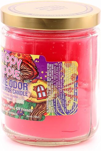مزيل رائحة الدخان، شموع برطمان 13 أونصة، تريبي هيبي، عبوة من قطعتين in Kuwait