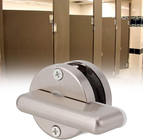 Fafeicy MY-402 Indicating Door Lock Stainless Steel Bathroom Privacy Dead Indicator 74mm Handle Ideal for Toilets and Showers in Saudi Arabia