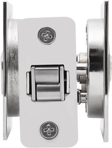 قفل مربع لباب الجيب مع مجموعة سهلة التركيب - قفل خصوصية مغزلي مربع لغرفة النوم والحمام وأبواب الجيب المنزلقة للمكاتب | مزلاج قابل للتعديل in Kuwait