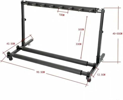 Floor-Standing Tennis Racket Rack, Heavy Duty Steel Tennis Rackets/Badminton Rackets Storage Rack, Height Adjustable, Violin/Guitar Display Stand in Saudi Arabia