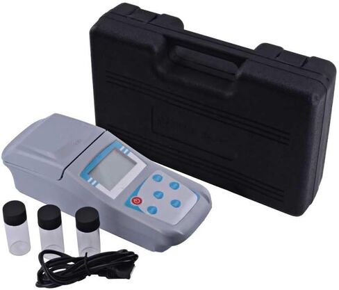 Lab Turbidity Meter Tester, Portable Water Turbidimeter Analyzer with Carrying Case, 3 PCS Sample Vials, Measuring Range 0~200 NTU, 90°Scattered Light, for Swimming Pool Laborator. in Saudi Arabia