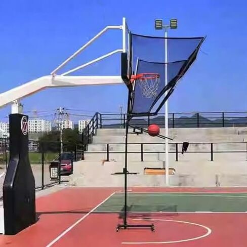 شوت كرة السلة العائدة المتداول شبكة العودة الأرضية الدائمة اللوحة الخلفية المرفقة للأطواق التقليدية/الحائط المثبتة على ارتفاع رفوف الرماية القابلة للتعديل in Kuwait