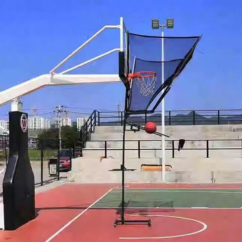 شوت كرة السلة العائدة المتداول شبكة العودة الأرضية الدائمة اللوحة الخلفية المرفقة للأطواق التقليدية/الحائط المثبتة على ارتفاع رفوف الرماية القابلة للتعديل in Kuwait