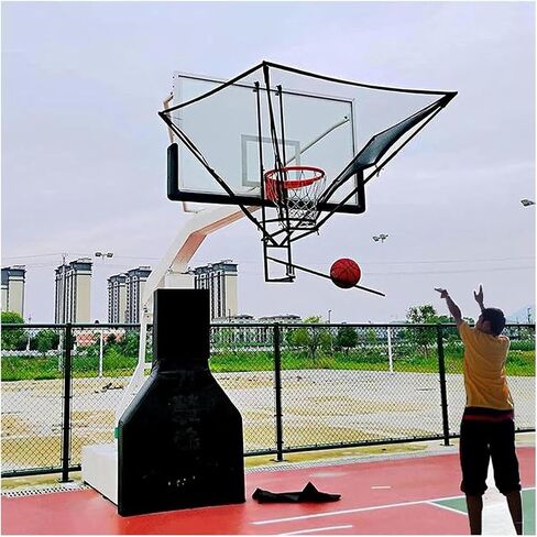 كرة السلة ريبوندر شوت رينر المعدنية المعلقة مرفق كرة العودة لشبكة تدريب الأطفال البالغين المحترفين in Kuwait