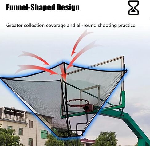 كرة السلة هوب العائد مرفق العودة النار شنق Rebounder صافي كبير للتدوير اطلاق النار العملي in Kuwait