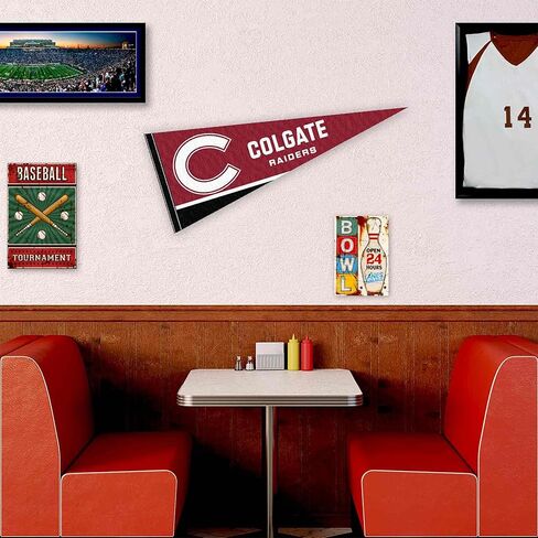 College Flags & Banners Co. Colgate Raiders Wordmark Logo Pennant Flag in Saudi Arabia