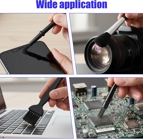 8 Pcs Mini Keyboard Cleaning Brushes Kit, Anti Static Electronic Dust Cleaning Brushes with PP Handle and Nylon Bristles, Keyboards Cleanings Brush for Computer Keyboard and Small Spaces in Saudi Arabia
