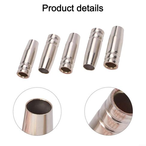 25PCS Welding Accessories for 15AK MB-15 MIG Gas Machine 0.8mm Copper Contact Tips Nozzles Diffusers Kit in Saudi Arabia