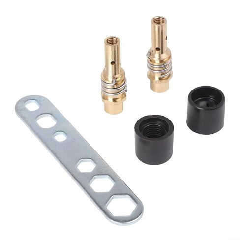 25PCS Welding Accessories for 15AK MB-15 MIG Gas Machine 0.8mm Copper Contact Tips Nozzles Diffusers Kit in Saudi Arabia