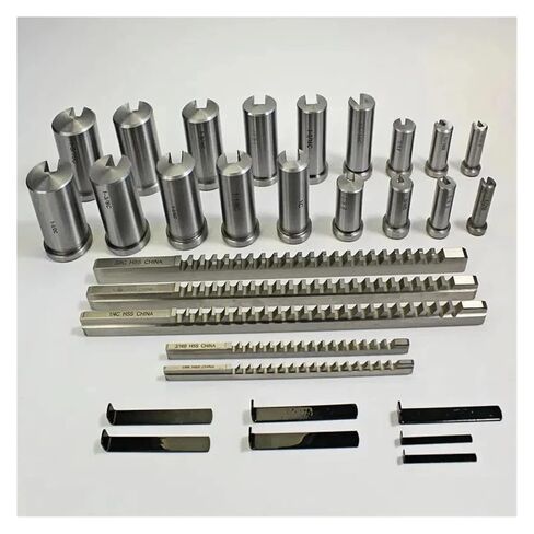 30PCS High Speed Steel Keyway Broach 1/2''-1-1/2'' Inch Sized Key Broaching Set for CNC Cutting Machine Tool for Metalworking, Lathe in Saudi Arabia