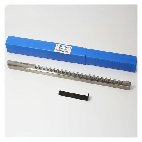 6mm C1 Push-Type Keyway Broach, Metric Size, HSS Keyway+Shim Cutting Tool for CNC Router Metalworking for Metalworking, Lathe in Saudi Arabia