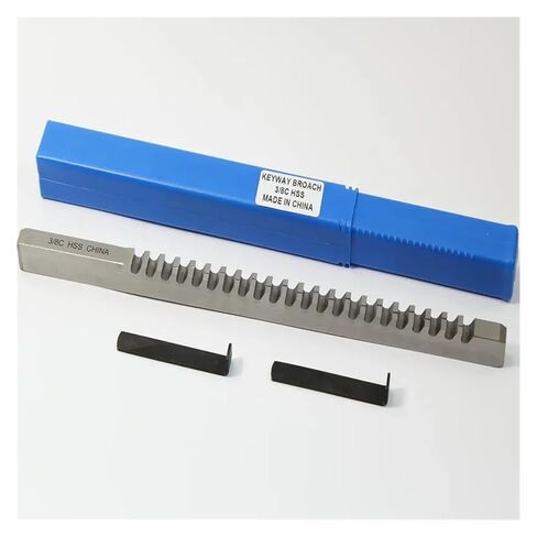 6mm C1 Push-Type Keyway Broach, Metric Size, HSS Keyway+Shim Cutting Tool for CNC Router Metalworking for Metalworking, Lathe in Saudi Arabia