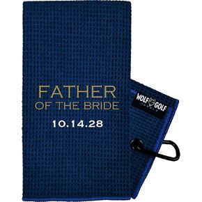 Wolf Golf Towels Bridal Party Golf Towels | Wedding Party Golf Towels | Choose Towel & Thread Color | Groomsmen Gifts | Father of the Bride Gifts | Father of the Groom Gift in Kuwait