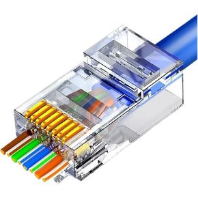 8P8C straight connector modular cable plug end(50PCS) in Kuwait