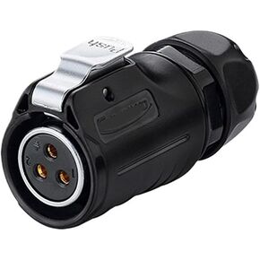 LP20 waterproof aviation 3-pin female male threaded panel waterproof connector(Single hole male seat) in Kuwait