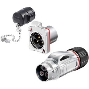 BD24 type lock wire 25A connector M24 snap-on reverse waterproof aviation 3 core(Metal reverse installation) in Kuwait