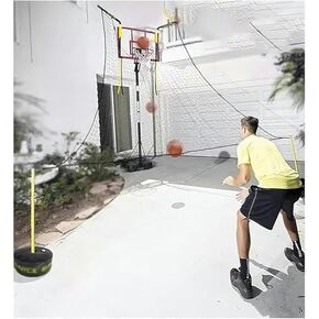 طلقة كرة السلة العائد الدفاع الجوي عودة صافي الحرس 16FT X قابل للتعديل الدورية هوب انتعاش عودة المعاوضة مرفق in Kuwait