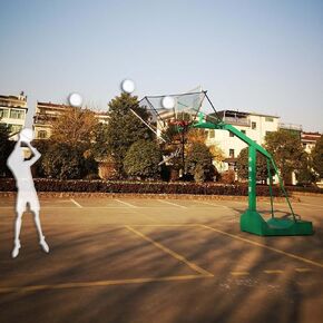 كرة السلة المصنوعة من الألومنيوم لعودة كرة السلة خفيفة الوزن مع تعليق مع شلال متوافق مع جميع الأطواق in Kuwait