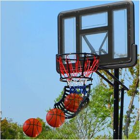 ملحق كرة السلة المعلق باللون الأسود لمدرب كرة السلة يدعم الدوران 360 درجة للاستخدام الداخلي والخارجي ومساعد الرمي المحمول والإرجاع in Kuwait
