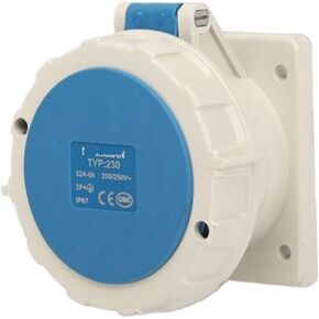Industrial outdoor aviation concealed direct socket TYP230 32A 3-core IP67 in Kuwait