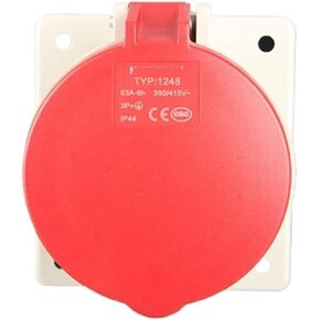 Industrial aviation concealed direct socket TYP:1248 63A 4 core in Kuwait