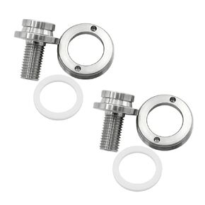 مسامير تثبيت ذراع الكرنك M8x15mm من التيتانيوم، تصميم خفيف الوزن | مثالية للبيئات الرطبة/المالحة، براغي M8 لمجموعة الكرنك المستدقة المربعة والقوس السفلي (مجموعتان، أزرق محروق) in Kuwait