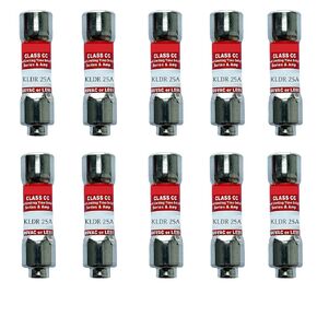 10-Pack New KLDR-25 KLDR-25A 600Vac Time Delay Fuse,KLDR 25A Class CC Cartridge Fuse in Saudi Arabia