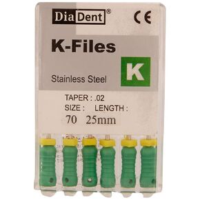 مبرد DiaDent 502-213 K، طول 25 مم، حجم الطرف #70 (عبوة من 6 قطع) in Kuwait