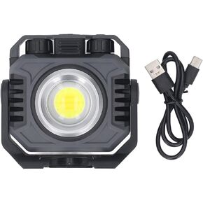 LED COB ضوء العمل ستبليس عكس الضوء المغناطيسي القابلة لإعادة الشحن المحمولة LED التفتيش ضوء مصباح يدوي لإصلاح سيارة مخيمات المنزل in Kuwait