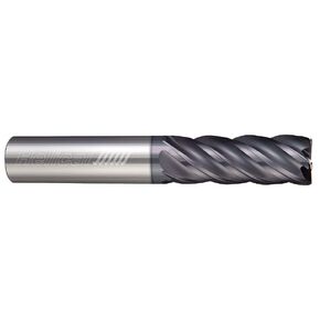 34107 1/4" Diameter x 1/4" Shank x 3/8" LOC x 2" OAL x 0.0200" Corner Radius 5 Flute Aplus Coated Solid Carbide Corner Radius End Mill for Steels, High-Temp Alloys & Titanium (Pack of 1) in Kuwait