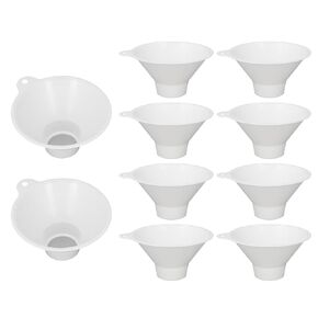 Zunate 10Pcs Kidney Stone Collector Funnel | Plastic Mesh Filter for Urine Analysis, Calculi Strainer for Toilet | Easy to Use, Reusable, Ideal for Home & Healthcare in Kuwait