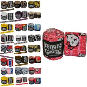 Ring to Cage Handwraps Mexican Style Stretchable- Patterned 180" Long - 23 Color Patterns in Kuwait