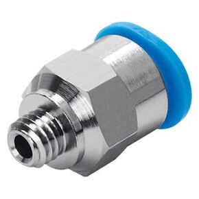 Festo 153304 QSM-M5-4 تركيب بالضغط، لمسة نهائية من النيكل، 2.2 مم القطر الداخلي الحد الأدنى لمتطلبات الطلب 10 / الطلب بمضاعفات 10 in Kuwait