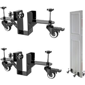 Door Installation Dolly, Heavy Duty Door Dolly Cart for Pre Hung Interior Doors - 300lb Capacity, Easy Lifting & Quick Mounting for Door Panels, Door Installation Tools, Panel Carrier with Wheels in Saudi Arabia