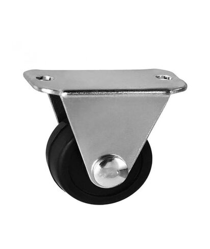 [Pack of 4] Casters 1 inch Rubber Directional Diameter 25mm Silent wear-Resistant Fixed Roller Furniture in Saudi Arabia