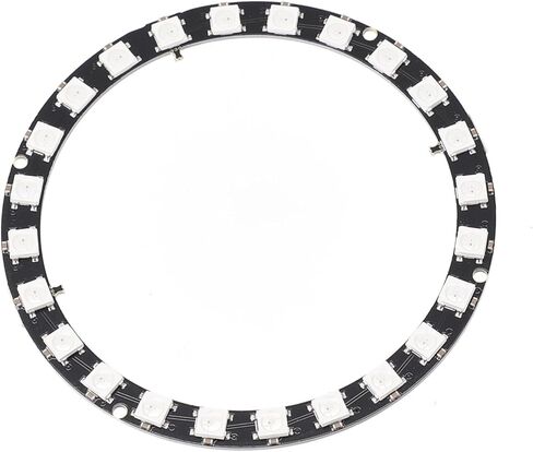 Individual Addressable RGB Led Ring Ws2812 Compatible with Arduino Microcontroller Projects, Programmable Full Color Light Module for DIY Electronics and Lighting Decorations in Saudi Arabia