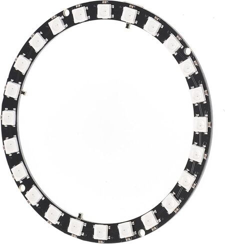 Individual Addressable RGB Led Ring Ws2812 Compatible with Arduino Microcontroller Projects, Programmable Full Color Light Module for DIY Electronics and Lighting Decorations in Saudi Arabia