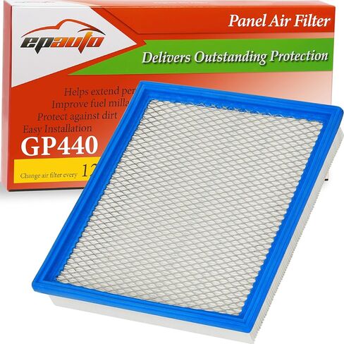 EPAuto GP440 (CA7440) بديل لفلتر هواء اللوحة لـ QX56 (2004-2010)، Armada (2005-2015)، Frontier V6 (2005-2019)، NV1500 (2012-2021) in Kuwait