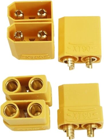 5 pairs/10 pairs XT90 plug male and female connector plugs(5 Pair) in Saudi Arabia