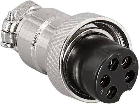 GX16 gold-plated 2/3/4/5/6/7/8/9/10-pin male plug/female socket connector(5P Male) in Saudi Arabia