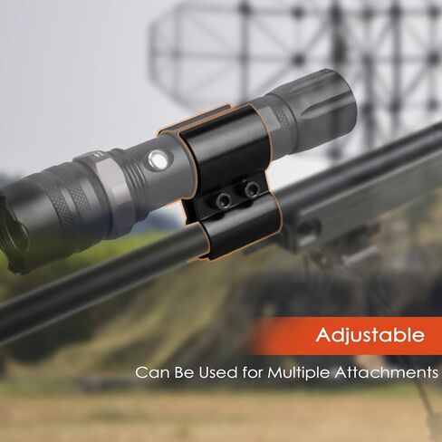 2-حزمة أنبوب برميل جبل حامل ماج المعادن تمديد مصباح يدوي الليزر الشعلة كليب المشبك مع وجع عرافة الأسود in Kuwait