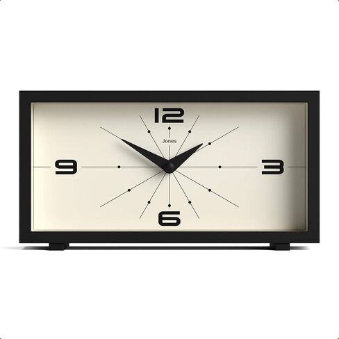 Jones Clocks® Odeon Desk Clock | تصميم مستطيل حديث | الأخضر | ابحث عن رف أو طاولة أو رف أو سرير رف in Kuwait