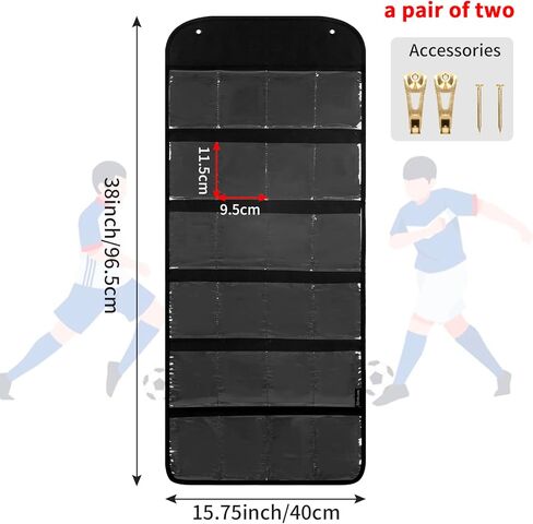 [2 Pack] PSA Trading Card Display Case, 48 Slots Holder for PSA-Graded Cards, Perfect for Display Trading Cards, Baseball, Football, and Basketball Sports Cards PSA Card Storage (Black-2 Pack) in Saudi Arabia