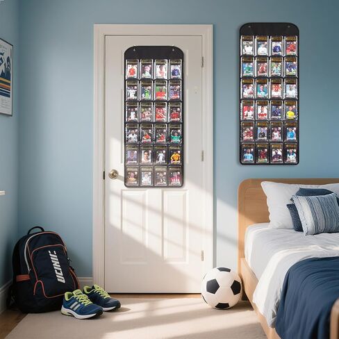 [2 Pack] PSA Trading Card Display Case, 48 Slots Holder for PSA-Graded Cards, Perfect for Display Trading Cards, Baseball, Football, and Basketball Sports Cards PSA Card Storage (Black-2 Pack) in Saudi Arabia