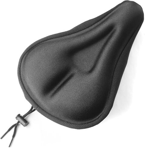 Bicycle seat Cushion, Comfortable Bike Saddle Cover, Unisex, 11 inches x 7 inches, Breathable and Ultra-Soft, Suitable for Sports, Mountain Bikes, and Road Bikes in Saudi Arabia