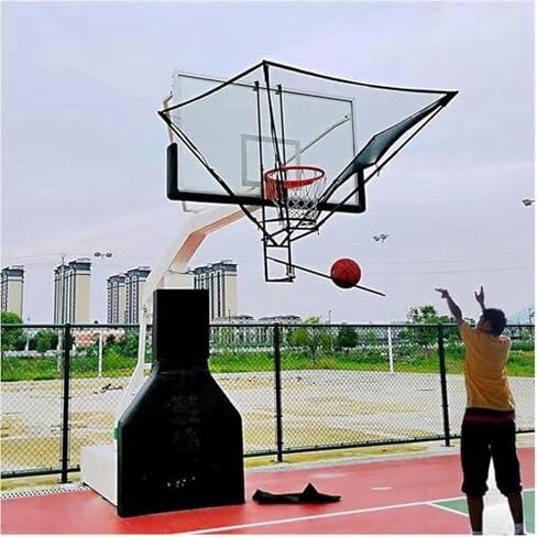 آلة إرجاع الكرة الأوتوماتيكية المعلقة لكرة السلة من شوت، سهلة الطي في الهواء الطلق مع حقيبة تخزين in Kuwait