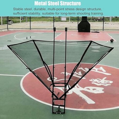 كرة السلة العائدة التلقائية هوب العودة المعدنية الدورية آلة إطلاق النار الكرة Rebounder للقطب التقليدي in Kuwait