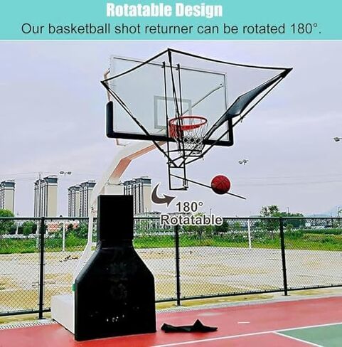 كرة السلة العائدة التلقائية هوب العودة المعدنية الدورية آلة إطلاق النار الكرة Rebounder للقطب التقليدي in Kuwait