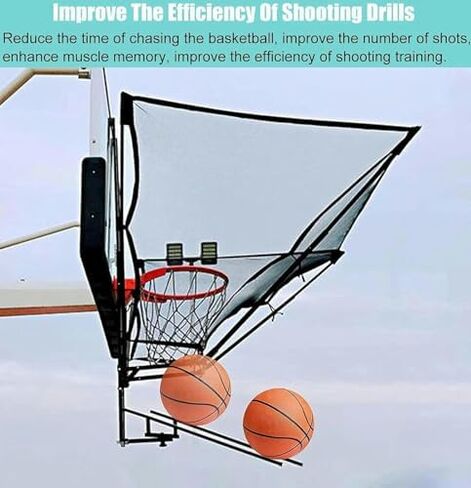 كرة السلة العائدة التلقائية هوب العودة المعدنية الدورية آلة إطلاق النار الكرة Rebounder للقطب التقليدي in Kuwait
