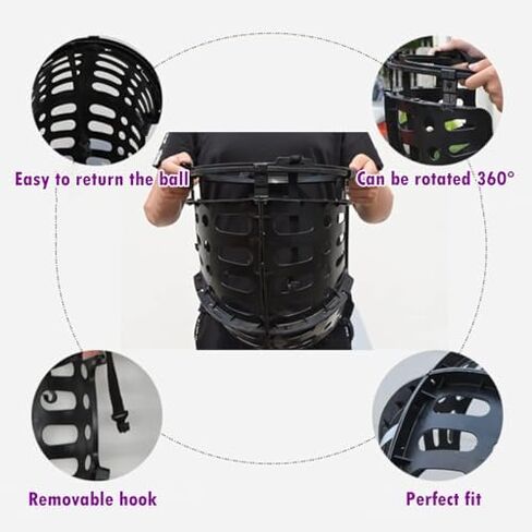 كرة سلة محمولة مرفقة لإرجاع كرة السلة، سهلة التركيب، كرة معلقة معلقة من أجل إطلاق نار فعال in Kuwait